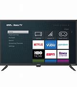 Image result for Onn. 32 Inch Class HD (720P) Roku Smart LED TV (100012589) Size: 32 Inch, Black