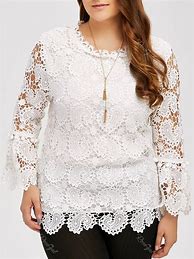 Image result for Lace Plus Size Dressy Tops for Women