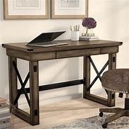 Image result for Solid Wood Computer Desks for Small Spaces