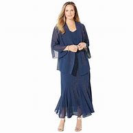 Image result for Plus Size Women's Masquerade Beaded Dress Set By Catherines In Mariner Navy (Size 28 W)