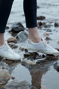 Image result for Veja Esplar Leather Sneakers in White and Light Pink
