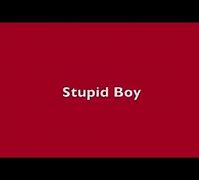 Image result for Stupid Boy Song