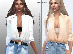 Image result for Sims 4 Open Shirt