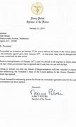 Image result for White House Letter to Pelosi