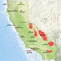 Image result for Map of California Mountains