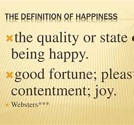 Image result for Happiness Definition