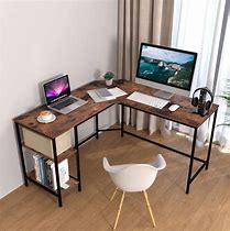 Image result for L-shaped Computer Table