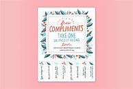 Image result for Free Compliments Take One Positive Printable