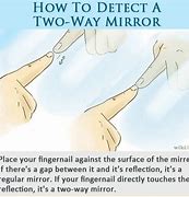 Image result for How to Tell If It Is a Two Way Mirror