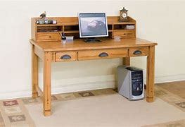 Image result for Oak Writing Desk with Hutch