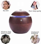 Image result for Small Rainbow Changing Wooden Humidifier