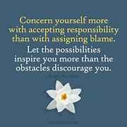 Image result for Inspirational Quotes Responsibility