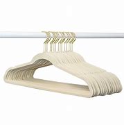 Image result for Velvet Hangers with Gold Hooks