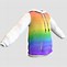 Image result for Colorful Hoodie with Rainbow