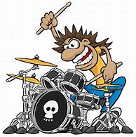 Image result for Cartoon Rock Drummer