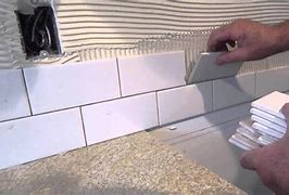 Image result for Install Wall Tile Backsplash