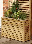 Image result for Wood Planters Outdoor