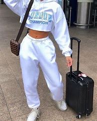 Image result for Girls Crop Top Hoodie and Sweatpants
