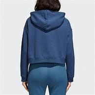 Image result for Adidas Light Blue Cropped Hoodie