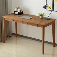 Image result for Genuine Wood Computer Desk