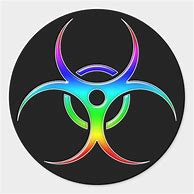 Image result for Rainbow Toxic Symbol