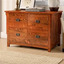 Image result for Wood Lateral Filing Cabinet 2 Drawer