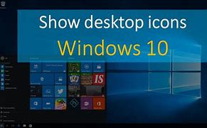 Image result for Show Desktop Icons Windows 10 Pro