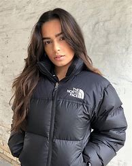 Image result for Women Wearing a North Face Jacket