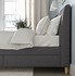 Image result for IKEA - IDANAS Upholstered Bed Frame, Gunnared Dark Gray, Queen