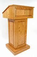Image result for Wooden Church Podium