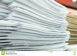 Image result for Piles of Paper On Desk