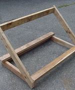Image result for DIY Wooden Tire Stand