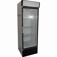 Image result for Tall Upright Glass-Fronted Freezer