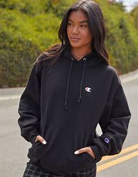 Image result for Blakc Champion Hoodie