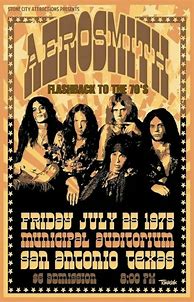 Image result for 70s Rock Posters