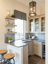 Image result for Small Square Kitchen Designs