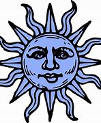 Image result for Blue Sun Clip Art