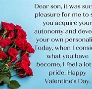 Image result for Valentine's Day Greeting for Son