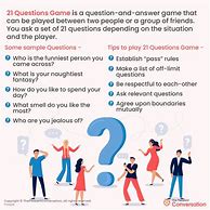 Image result for Good 21 Questions