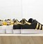 Image result for Black and Gold Adidas Superstar Shoes
