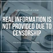 Image result for Internet Censorship Pros and Cons