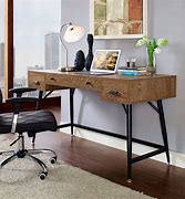 Image result for Small Wooden Desks with Drawers