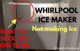 Image result for Whirlpool Ice Maker Not Making Ice
