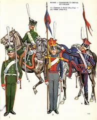 Image result for Uniforms of Russian Uhlan Flankers 1812