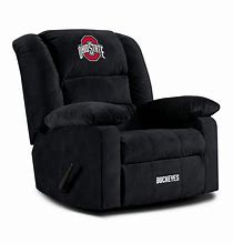 Image result for Ohio State Buckeyes Leather Sports Recliner