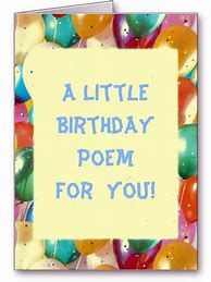 Image result for Humorous Birthday Poems