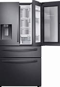 Image result for black counter depth fridges