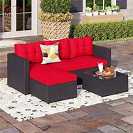 Image result for Burruss Patio Sectional with Cushions