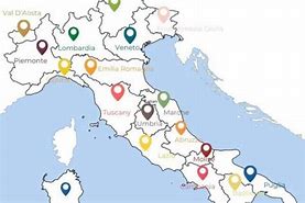 Image result for Map of Italy Regions and Capitals