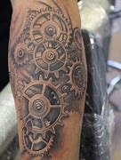 Image result for Clock Gears Tattoo
